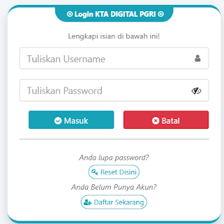 Register PGRI Labuhan Batu Utara - Persatuan Guru Republik Indonesia Cabang Labuhan Batu Utara